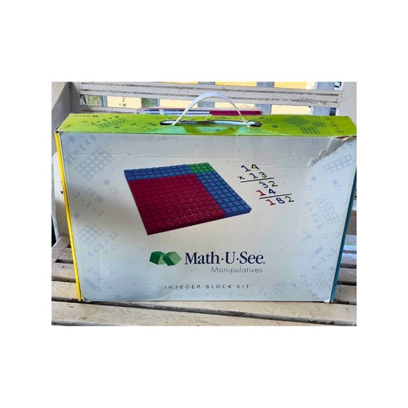 Math U See Integer Block Kit Manipulative Set with Gamma Multiplication Books - Picture 6 of 9